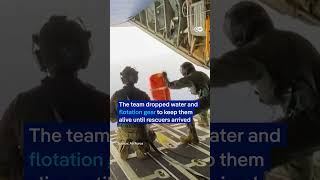 US Air Force rescues survivors after plane crash at sea | DW News