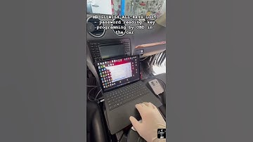 GL ML W164 ALL KEYS LOST - Abrites AVDI password reading, key programming by OBD in the car