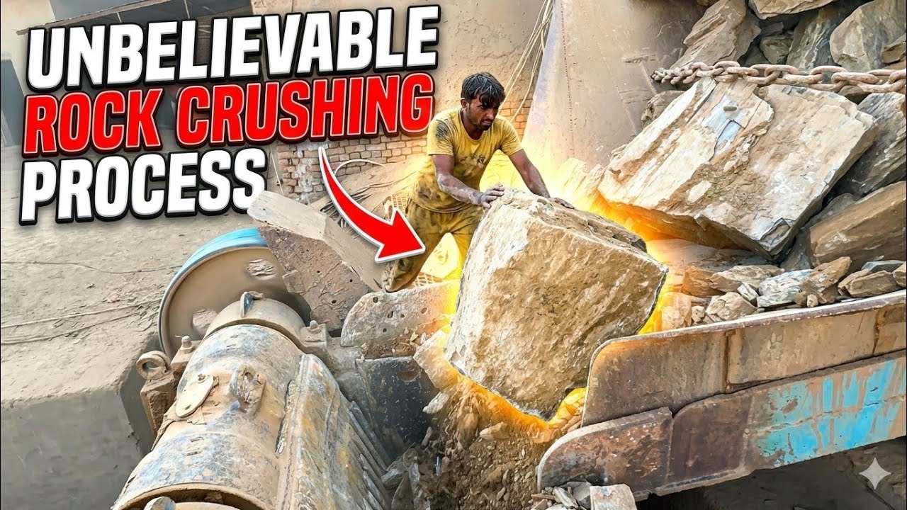 Unbelievable Rock Crushing Process | From GIGA ROCKS to MICRO SAND 