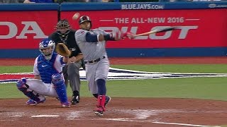 CLE@TOR: Santana pokes an RBI single up the middle