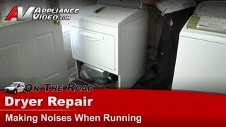 Whirlpool Dryer Repair  Making Noises When Running  Idler Pulley