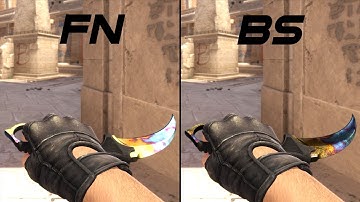 CSGO ★ Karambit | Case Hardened - Skin showcase all floats [4K60FPS]