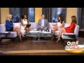 Andrea Tantaros & Sandra Smith & Jedediah Bila & Harris Faulkner hot legs - Outnumbered - 08/25/14