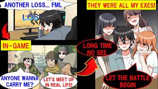[Manga Dub] I Went To A Gaming Meetup And EVERY Girl Was My Ex.[RomCom] screenshot 3