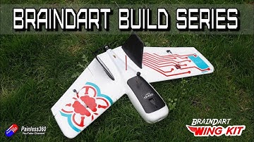 BrainDART FPV Wing Build: Maiden flight!