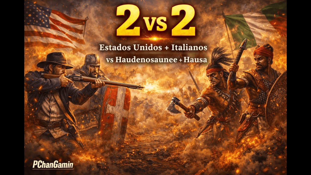 ¡BATALLA ÉPICA! Raideo y  Me Voy  – Duelo 2 vs 2 en AOE3 🔥