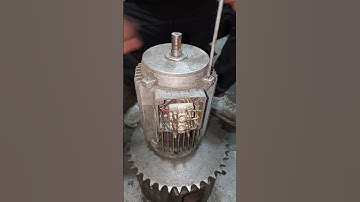 1 HP Motor Disassembly Process |  #MotorWork #Shorts