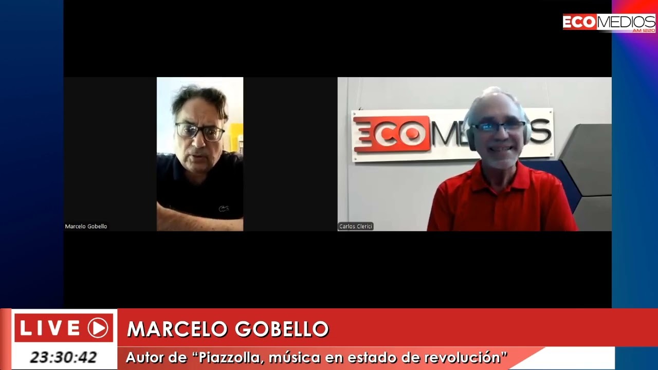 Marcelo Gobello – Autor de “Piazzolla, música en estado de revolución” La Otra Agenda