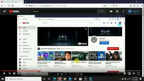 How To Enable Theatre Mode In YouTube