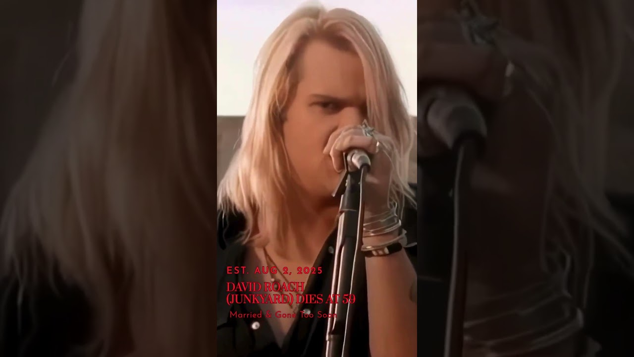 David Roach (Junkyard) Dies at 59 — Married & Gone Too Soon 🖤