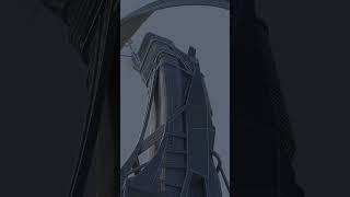3D model of a futuristic building integrated into drone footage #realestate #luxury #realtor #3d