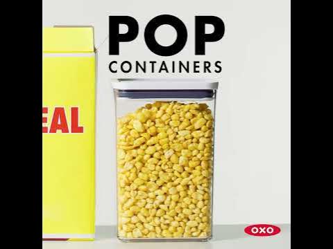 OXO POP 3.7-Qt Tall Rectangular Airtight Food Storage Container +