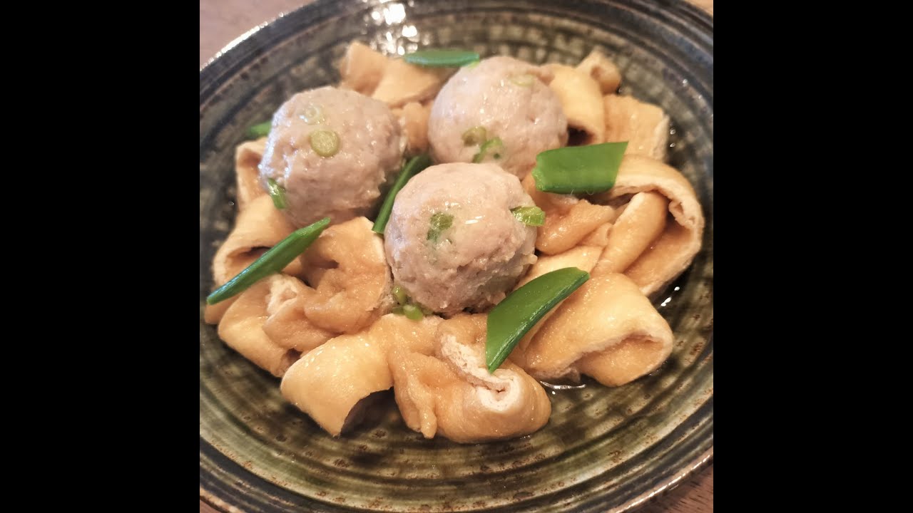 Chicken Dango with Fried Tofu