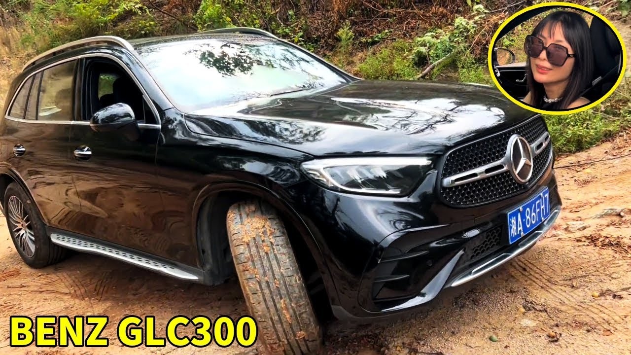 Китайская красавица принимает вызов на бездорожье на Mercedes-Benz GLC300! #offroad