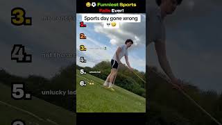 😂⚽ Funniest Sports Fails Ever! (Top 6) #shorts