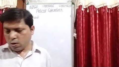 Class V EVS 18 08 2021 by Mr Rupesh Chapter 6 Natural Calamities