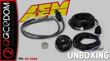 AEM X-Series Wideband AFR Gauge - Unboxing PN:30-0300
