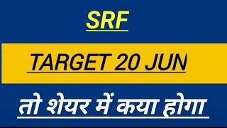 SRF Share price today, SRF share price today in India and 20 Jun