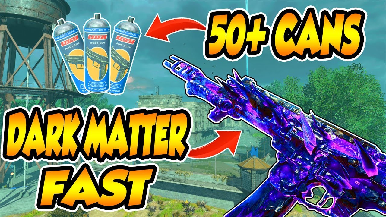 CoD BLACKOUT | HOW TO GET 50+ PAiNT CANS iN UNDER 8 MiNUTES!! GET BLACKOUT DARK MATTER SUPER FAST!! blackout battle royale pc