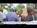 DGGT : Visite des travaux des ponts sur la Motaba et Ibenga