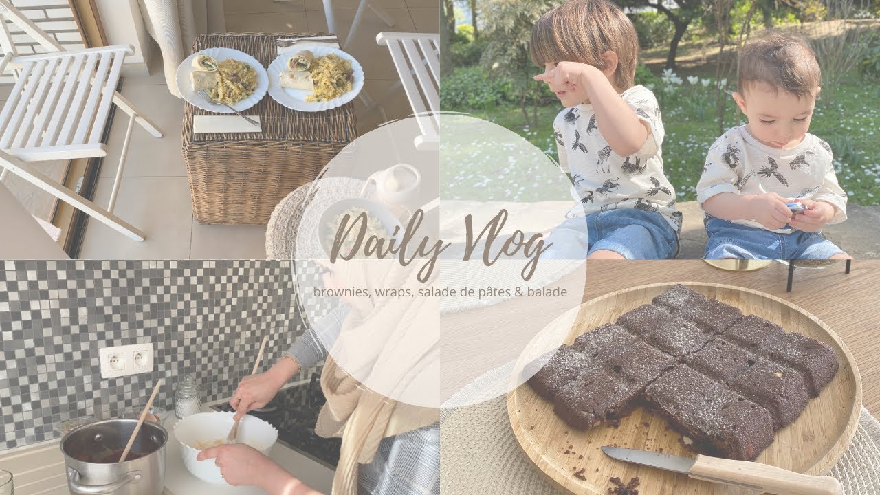 ❥ On prend l'air  ╳ Brownies, nouvelle poussette, repas frais & family time