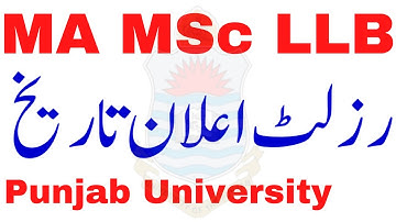 MA MSc LLB Part 1 & 2 Annual 2022 Results PU