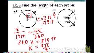 honors geometry section 11 4