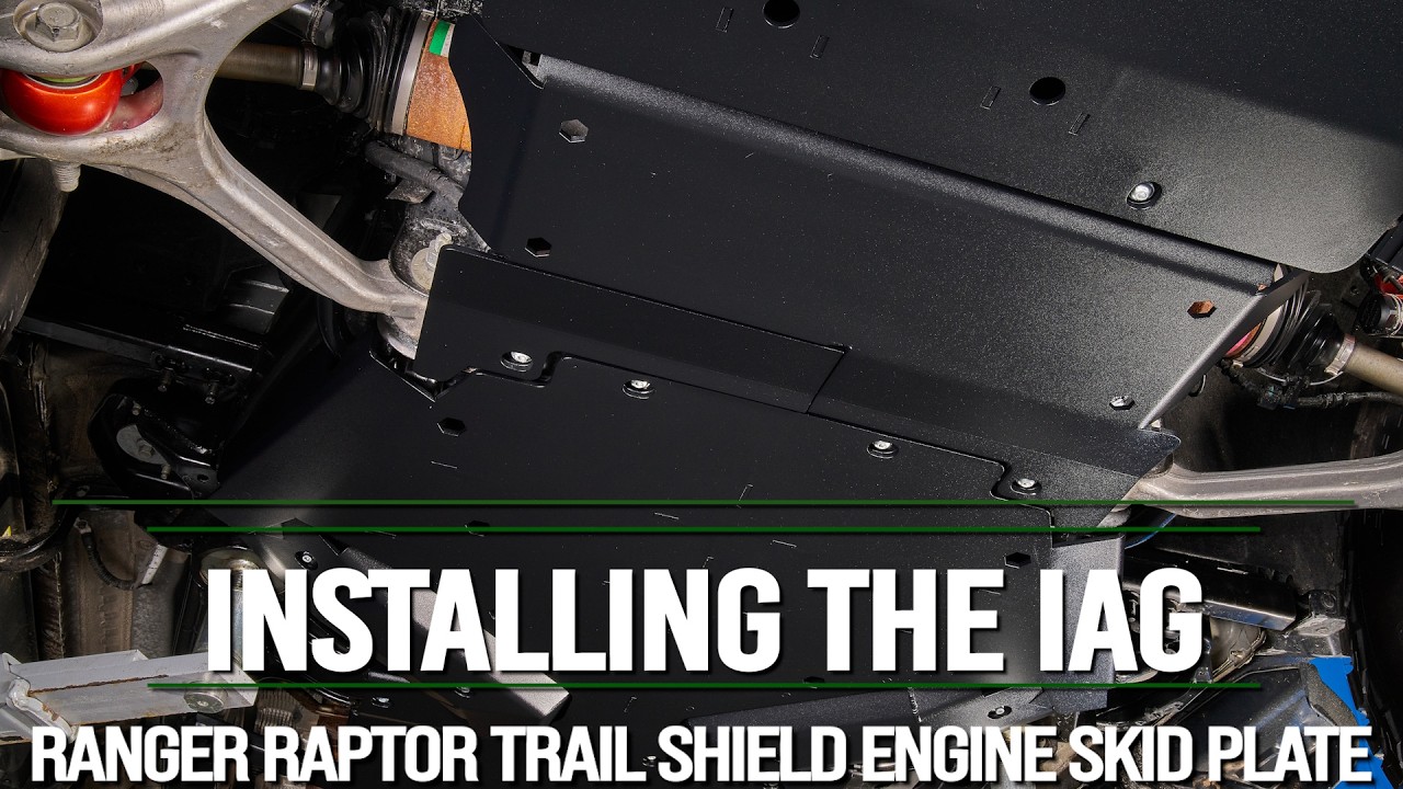 IAG Trail Shield™ Engine Skid Plate Video Instructions for 2024+ Ford Ranger Raptor 