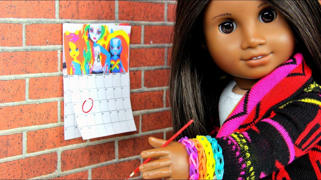 Happy New Year | Quick Craft : 2014 Doll Calendar - Doll Crafts - YouTube