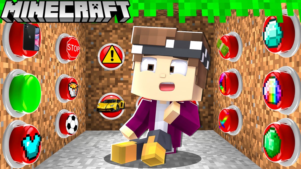 Wähle von 100 KNÖPFEN den RICHTIGEN oder DU STIRBST in Minecraft!