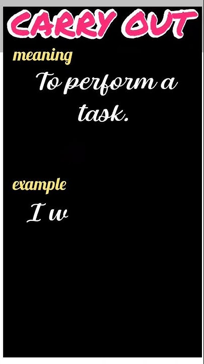 Phrasal Verbs carry Out Meaning And Examples YouTube phrasal-verbs-carry-out-meaning-and-examples-youtube