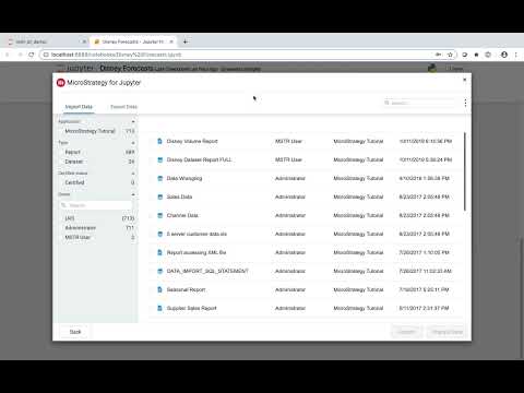 Python & Microstrategy