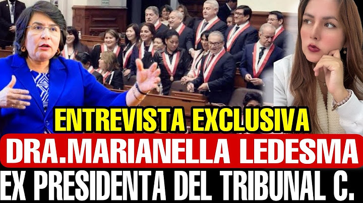 ENTREVISTA EXCLUSIVA CON DRA.MARIANELLA LEDESMA SOBRE LA SITUACIÓN DE LA JNJ,FISCALIA Y PJ