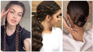 تسريحات شعر طويل روووعة سهلة و أنيقة ?~ Hairstyle Tutorials 2023 #تسريحات 5