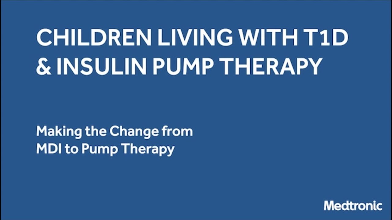 Children with T1D MDI to Pump Therapy YouTube
