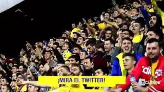 Cánticos De La Afición Del Cádiz En El Partido De Copa Del Rey Frente Al Real Madrid