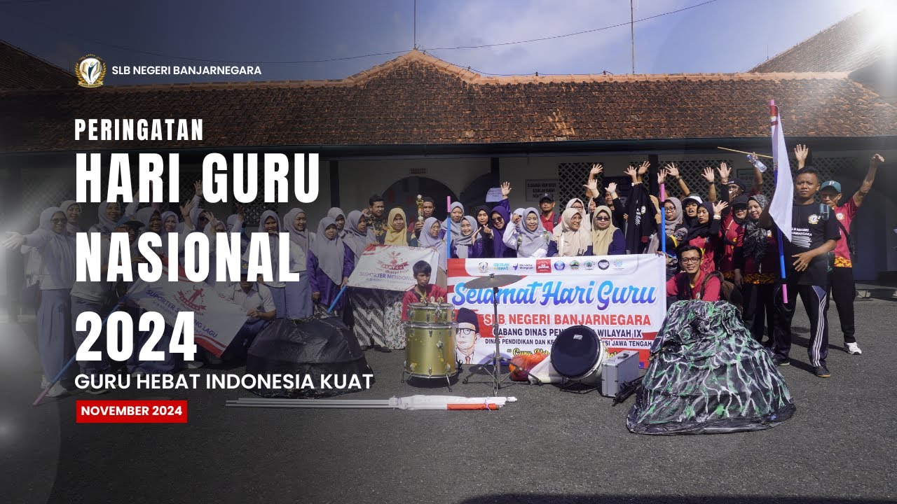 Meriah! Peringatan Hari Guru Nasional 2024 di SLB Dena Upakara Wonosobo Bersama Guru SLB SeCabdin IX