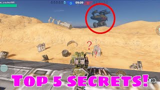 🔥Top 5 hidden secrets in war robots [WR] | Top 5 hidden messages in war robots | Mighty spector