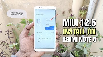 Redmi Note 5 MIUI 12.5 Update Install | How To Install MIUI 12 5 on Redmi Note 5