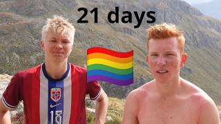 Gay couple camping 3 weeks in the mountains (pt2)