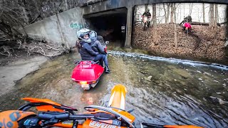 EXTREME Scooter Riding - Hard Enduro Honda Helix