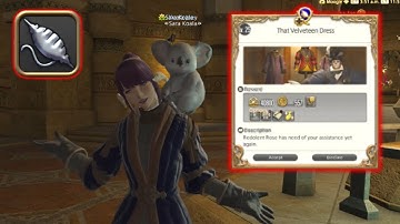 QQ - FFXIV - Weaver Level 25 - That Velveteen Dress