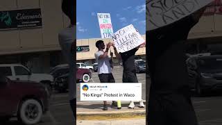 “No Kings” Protest in Waco, Texas (1/18/2025)