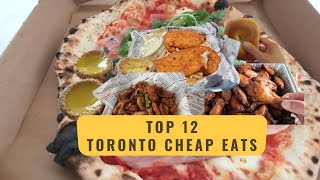 12 Best Toronto Food | Cheap Eats | Toronto Food Tour | Toronto Street Food | Canada Food