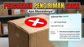 TIKTOK SHOP PACKAGE DELIVERY ATTEMPT FAILED