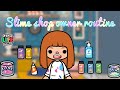 Slime shop owner routine | Toca life world