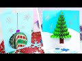 7 Creative Homemade Christmas Cards | Christmas Paper Crafts | Craft Factory