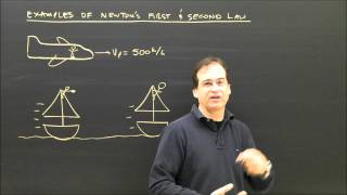 Newtons First & Second Law Part 4 physics lesson