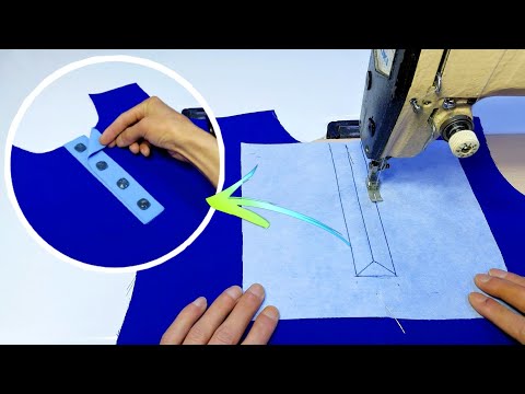 Швейные секреты и хитрости  Лучшая техника для любителей шитья  Как сделать идеальную планку- Простой способ