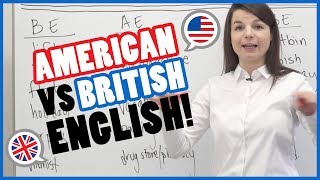 AMERICAN vs BRITISH English Words - Vocabulary Differences